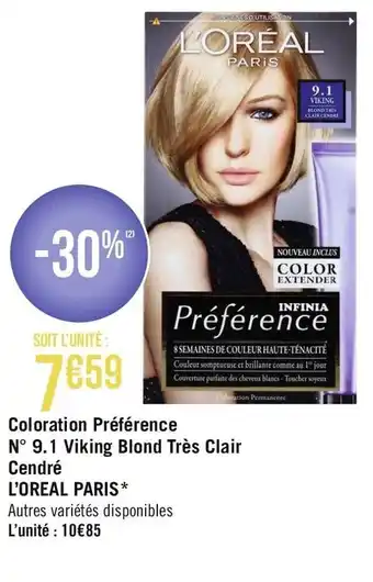 Géant Casino Coloration Préférence offre