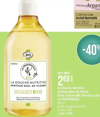 Géant Casino La Douche Nutritive Senteur Miel de Fleurs offre