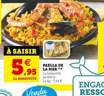 Super U Paella de La Mer offre