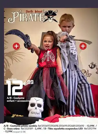 Gifi Costume enfeant + accessoires offre