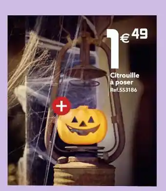 Gifi Citrouille à poser offre