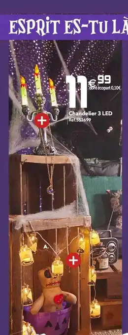 Gifi Chandelier 3 led offre