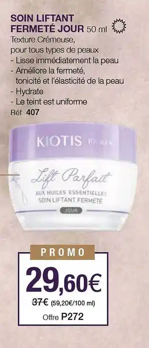 Stanhome Soin liftant fermeté jour kiotis offre