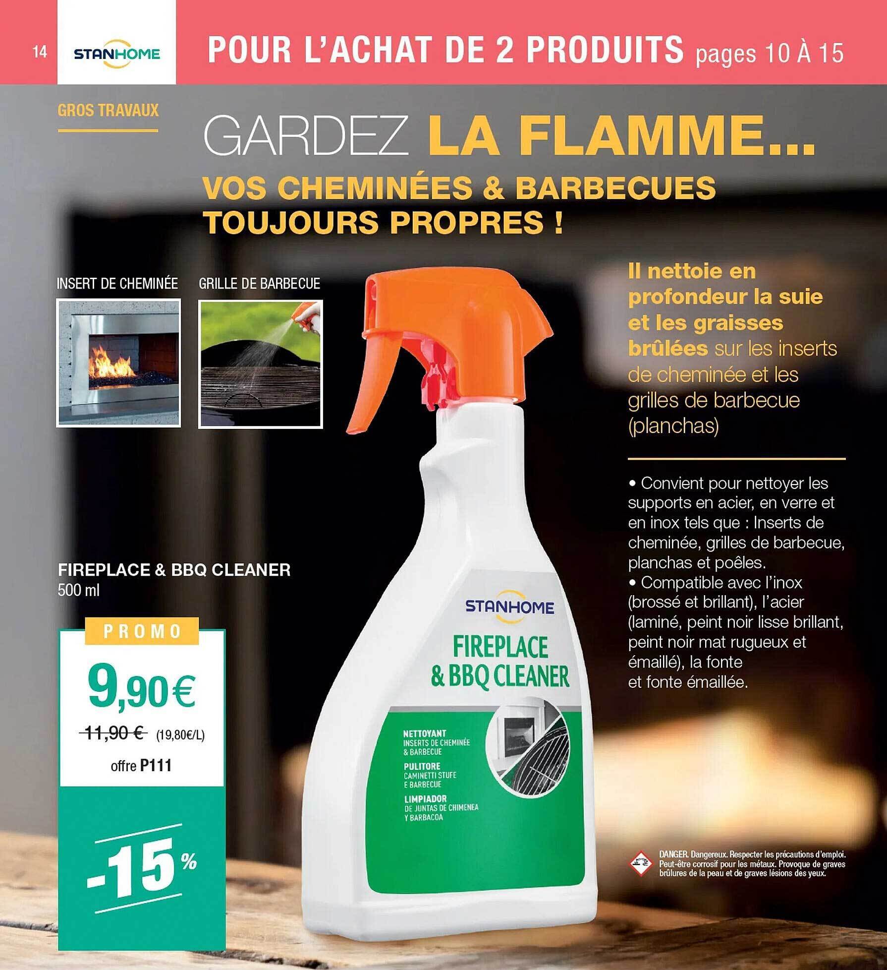 Promo Fireplace & bbq cleaner chez Stanhome