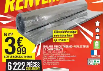 Isolant Mince Thermo-Réflecteur 23 composants