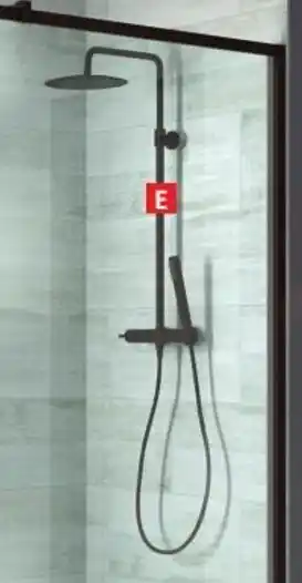 Brico Dépôt Colonne de Douche Mecanique Star Black offre