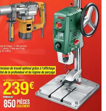 Brico Dépôt Bosch Perceuse à Colonne PBD 40 offre