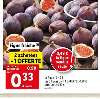 Lidl Figue Fraiche offre