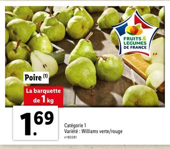 Lidl Poire offre