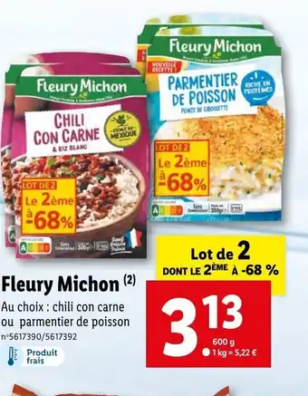 Lidl Fleury Michon offre