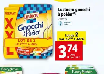 Lidl Lustucru Gnocchi à Poêler offre