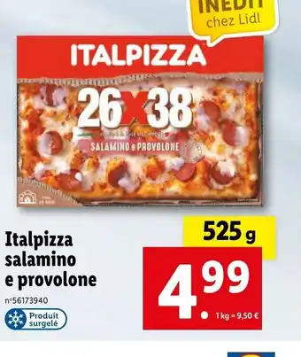 Lidl Italpizza Salamino E Provolone offre