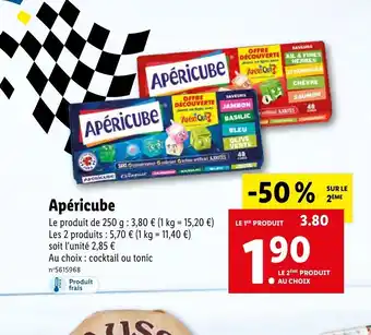 Lidl Apéricube offre