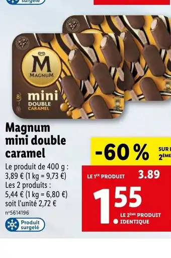 Lidl Magnum Mini Double Caramel offre
