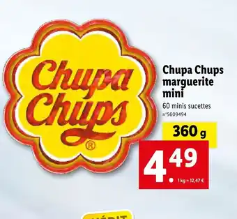 Lidl Chupa Chups Marguerite Mini offre