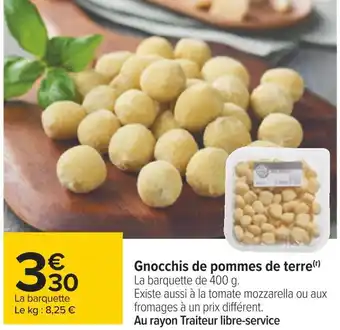 Carrefour Gnocchis de pommes de terre offre