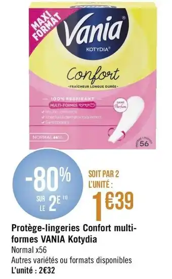 Géant Casino Protège-lingeries Confort multi-formes Vania Kotydia offre