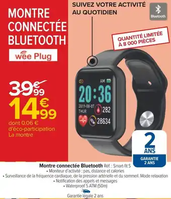 Montre connectée bluetooth