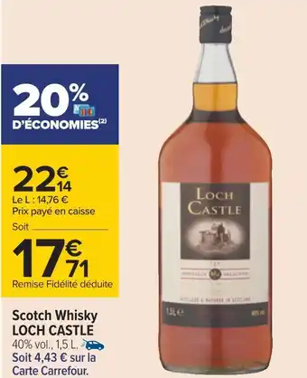 Loch castle scotch whisky