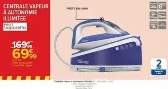 Vaporetto centrale vapeur à autonomie illimité
