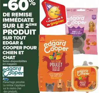 Carrefour Edgar & cooper bon plan sur tout edgar & cooper pour chien et chat offre