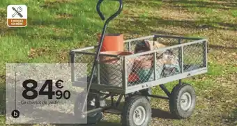 Carrefour Chariot de jardin multi usages offre