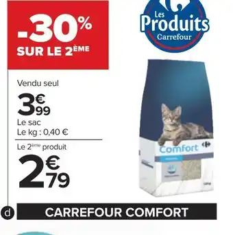 Carrefour Carrefour comfort litière minérale anti-odeurs offre