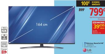 Carrefour Lg téléviseur nanocell 4k offre