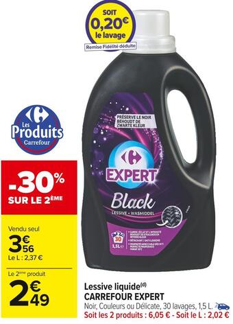 Carrefour Market Carrefour expert lessive liquide offre
