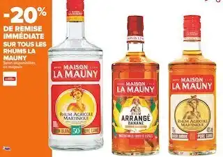 La mauny bon plan sur sur tous les rhums la mauny