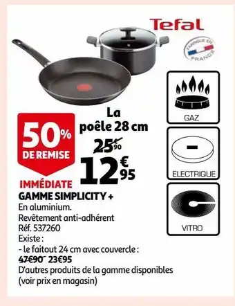 Gamme simplicity +