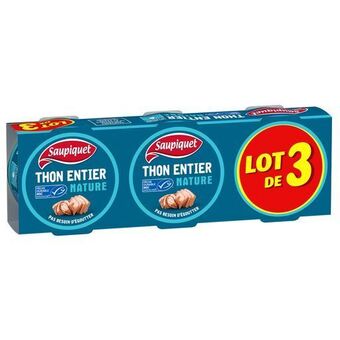 Auchan Thon entier nature saupiquet offre