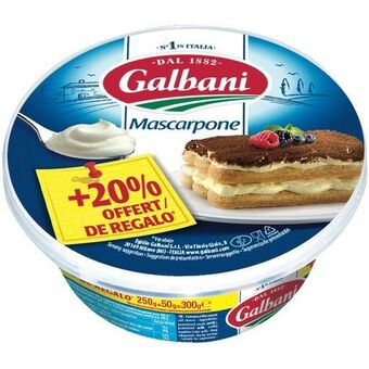 Auchan Mascarpone galbani offre