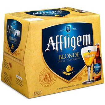 Auchan Bière blonde affligem offre