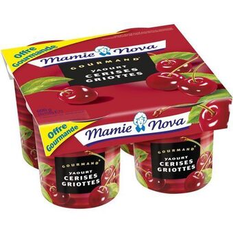 Auchan Yaourt gourmand mamie nova offre