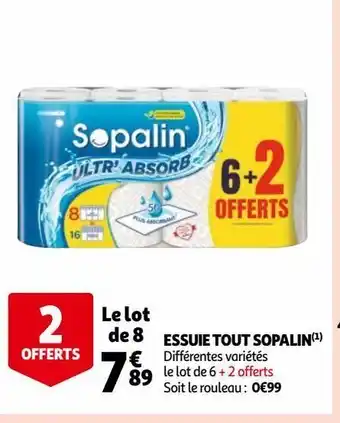 Auchan Essuie tout sopalin offre