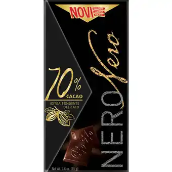 Auchan Tablettes de chocolat nero 70% novi offre