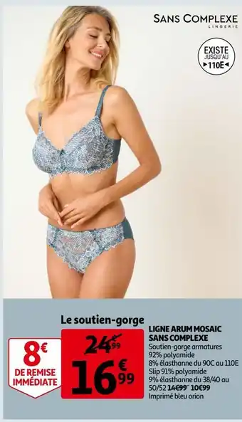 Ligne arum mosaic sans complexe