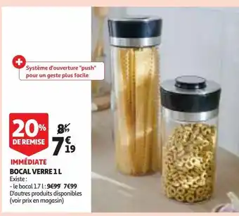 Bocal verre 1 l