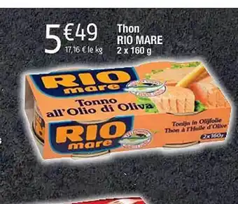 Cora x Carrefour Thon rio mare offre