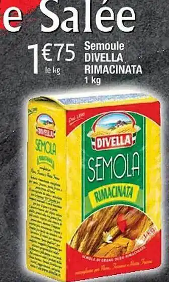 Semoule divella rimacinata