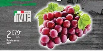 Cora x Carrefour Raisin rose offre