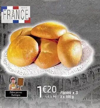 Cora x Carrefour Panini x3 offre