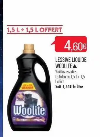 Match Lessive liquide woolite offre