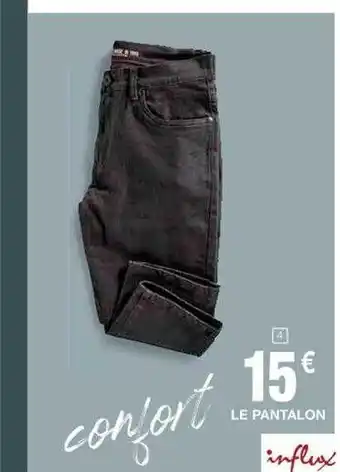 Cora x Carrefour Le pantalon influx offre