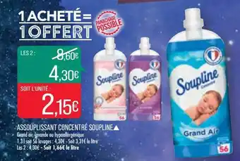 Match Assouplissant concentré soupline offre