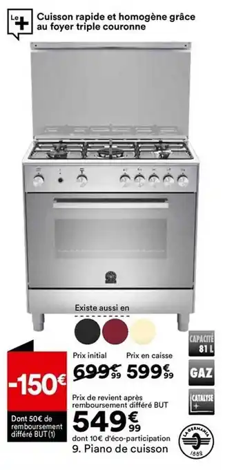 BUT Piano de cuisson offre