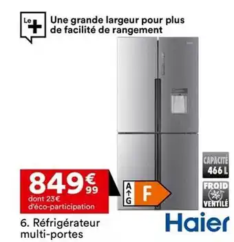 BUT Réfrigérateur multi-portes haier offre