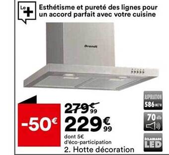 BUT Hotte décoration offre