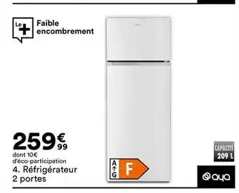 BUT Réfrigérateur 2 portes aya offre